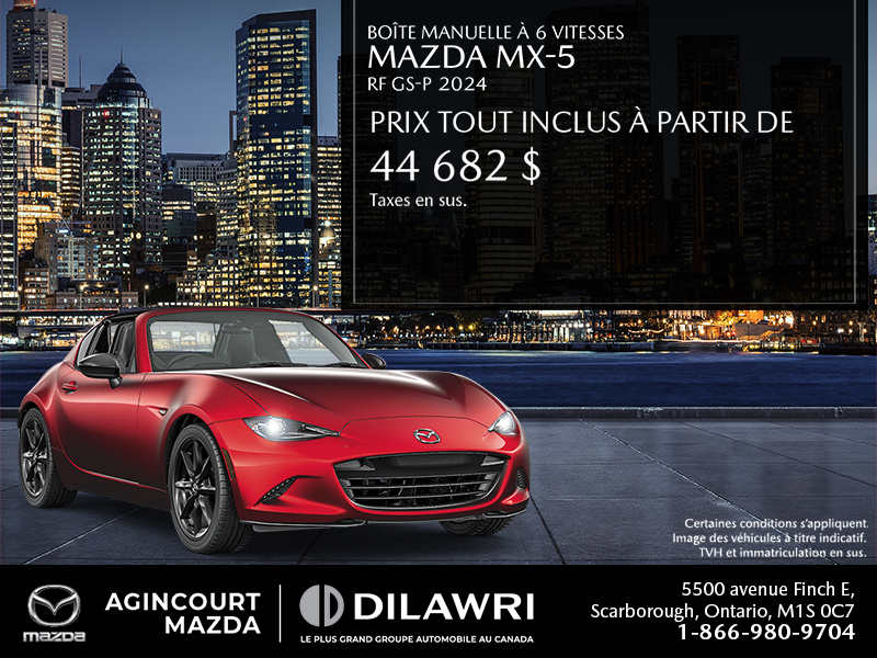 Procurez-vous le Mazda Mx-5 Rf 2024