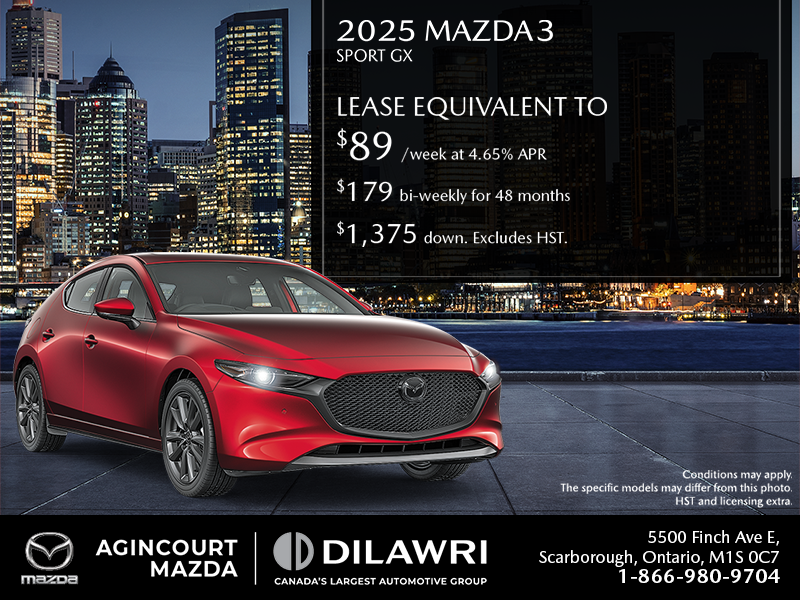 Get the 2025 Mazda 3 Sport