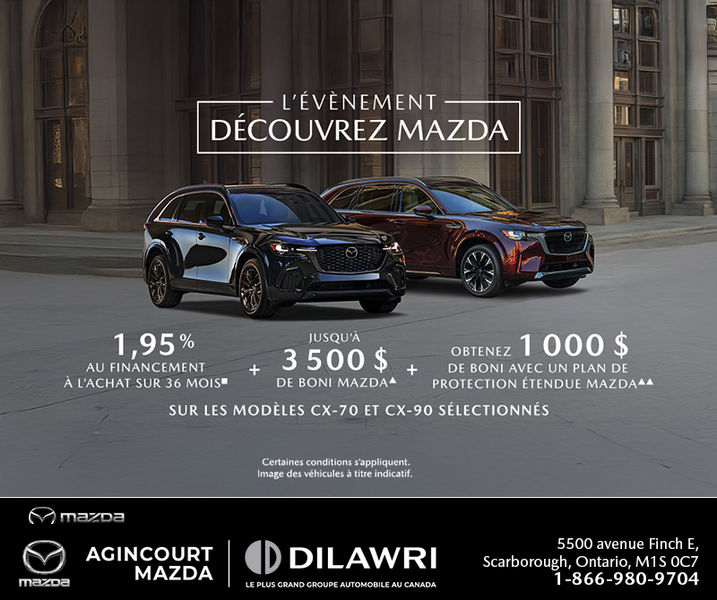 L'événement Découvrez Mazda