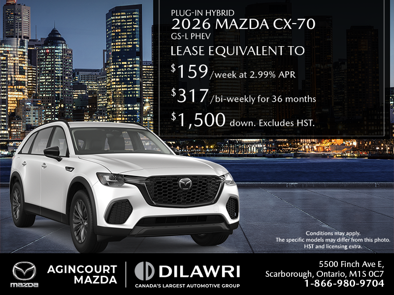 Get the 2026 Mazda CX-70 PHEV