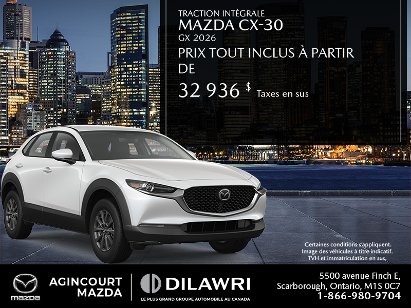 Procurez-vous le Mazda CX-30 2026