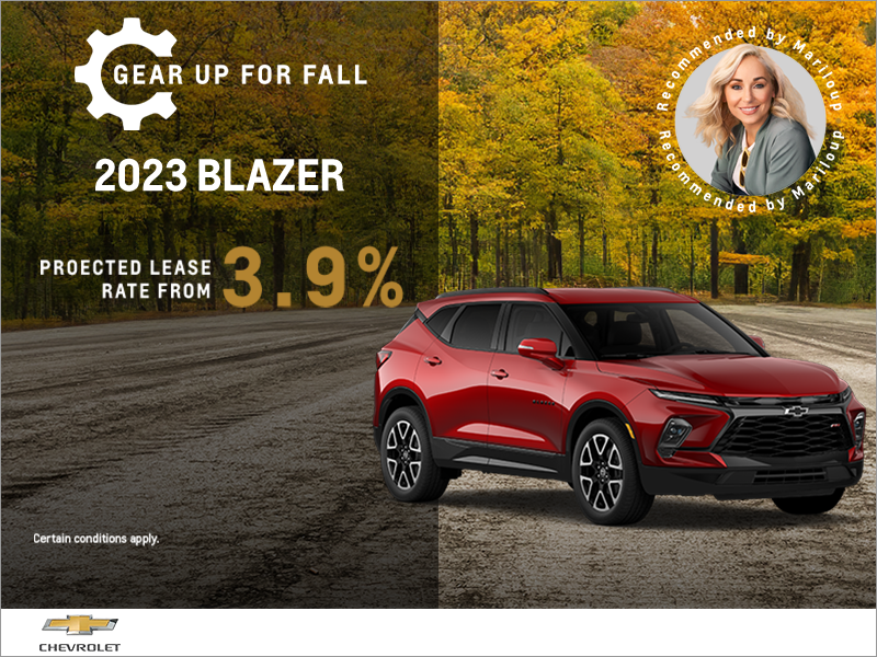 Get the 2023 Chevrolet Blazer