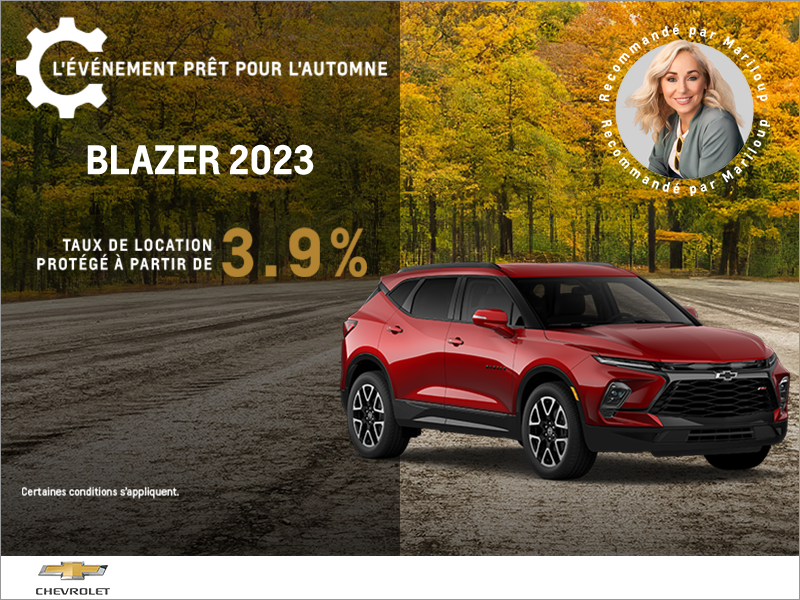 Procurez-vous le Chevrolet Blazer 2023