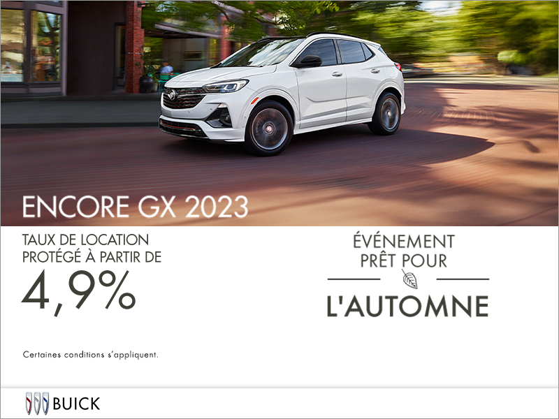 Procurez-vous le Buick Encore GX 2023
