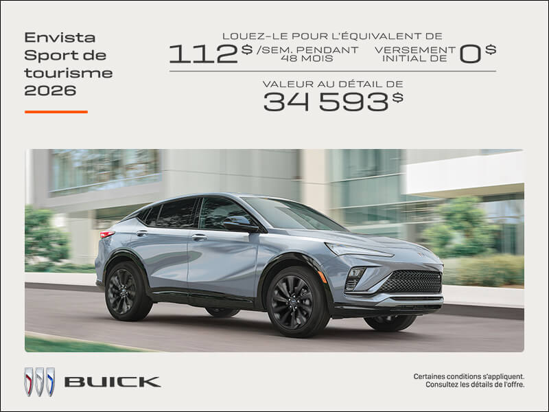 Procurez-vous la Buick Envista 2026