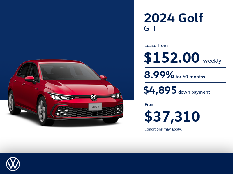 Buy or Lease this New 2024 Volkswagen Golf GTI For Sale in