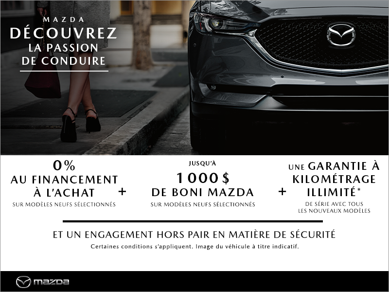 Mazda découvrez la passion de conduire