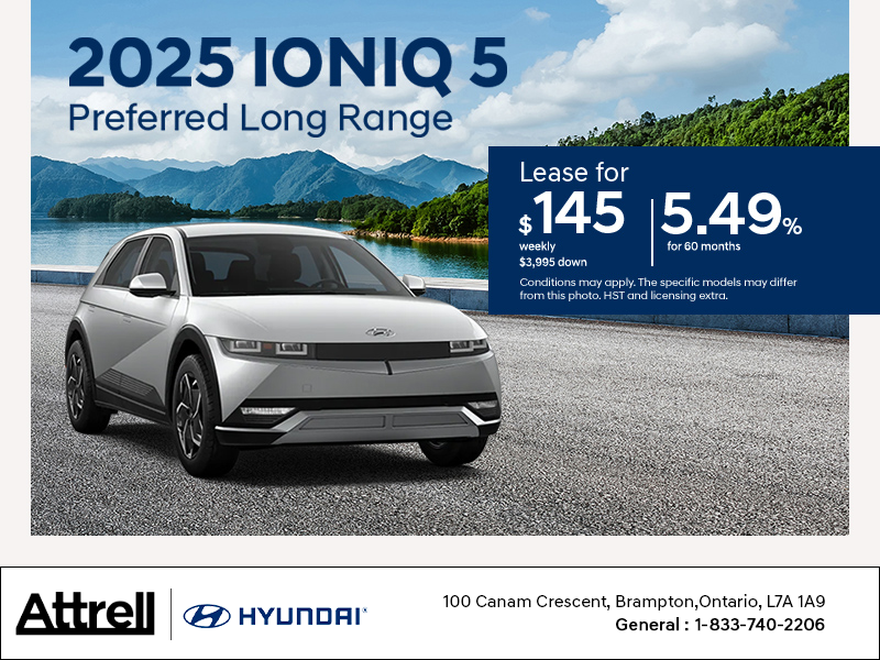Attrell Hyundai in Brampton | Get the 2025 Hyundai IONIQ 5