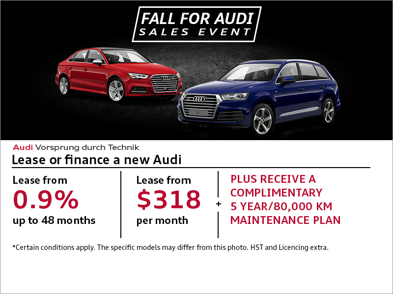 The Fall for Audi Sales event! The Fall for Audi Sales event!