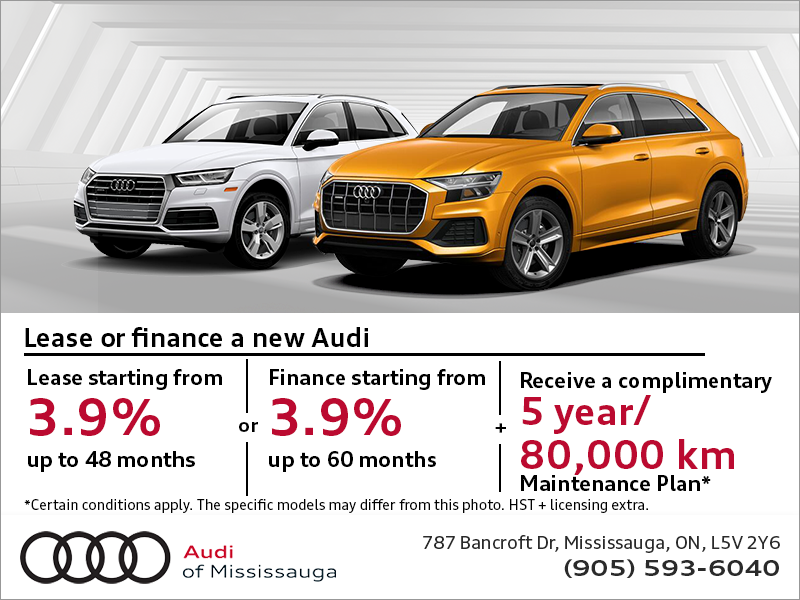 Audi's Monthly Sales Event. Audi's Monthly Sales Event.
