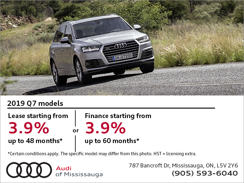 Drive the 2019 Audi Q7 today! Drive the 2019 Audi Q7 today!