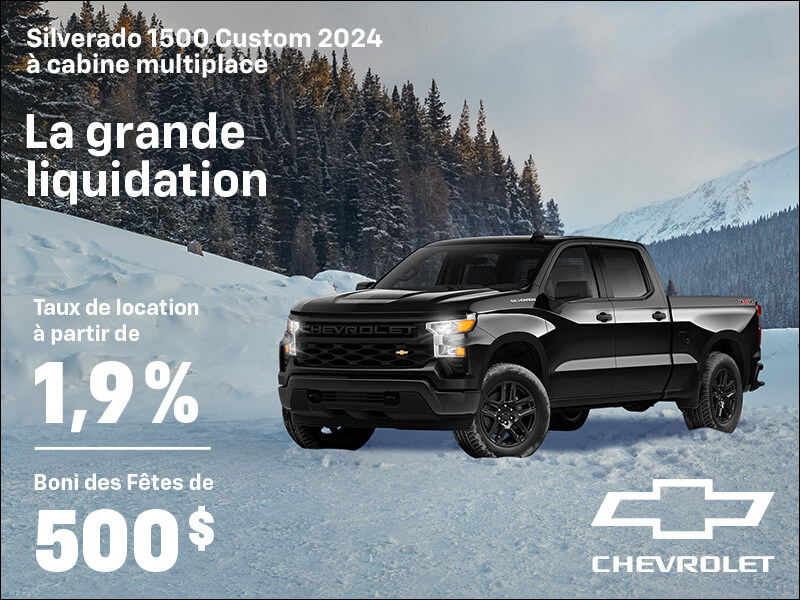 Procurez-vous le Chevrolet Silverado 1500 2024