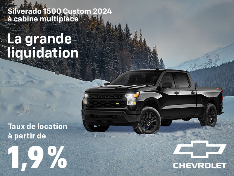 Procurez-vous le Chevrolet Silverado 1500 2024