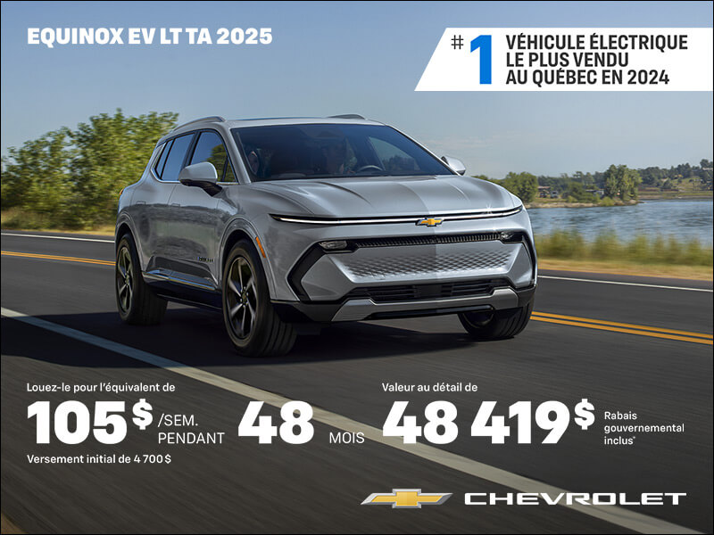 Procurez-vous le Chevrolet Equinox EV 2025