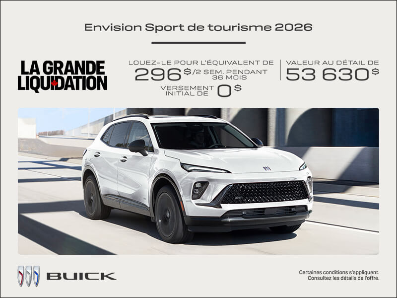 Procurez-vous la Buick Envision 2026