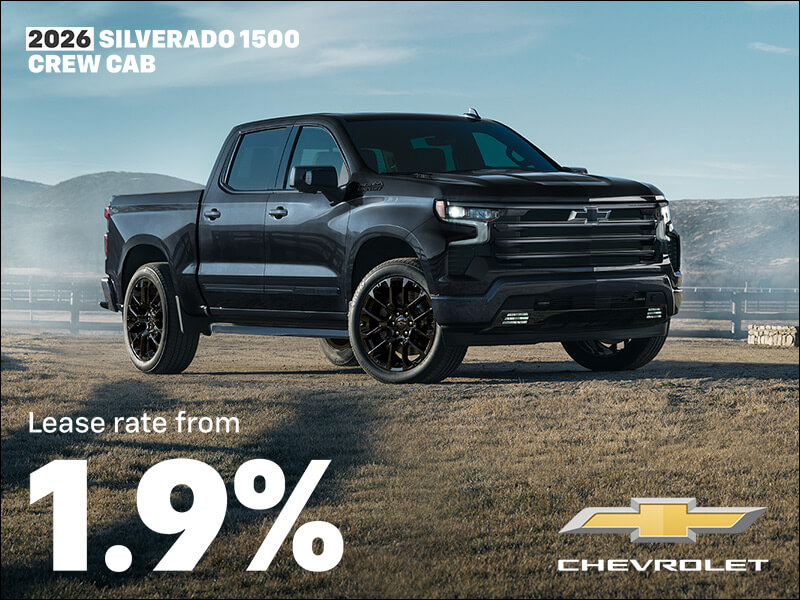 Get the 2026 Chevrolet Silverado 1500