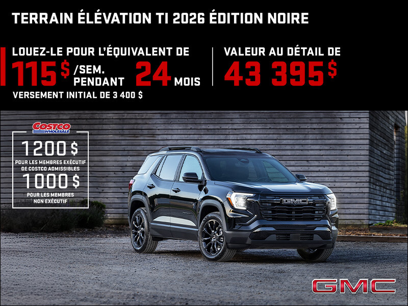 Le GMC Terrain 2026