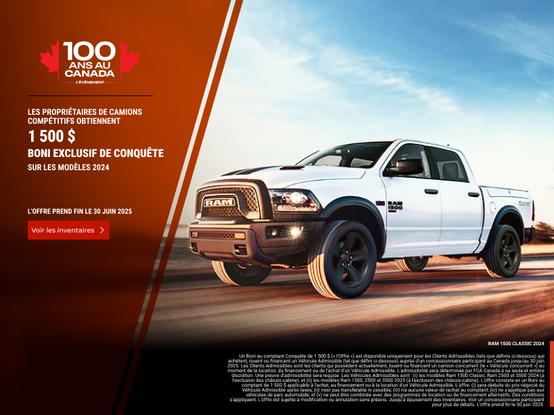 Procurez-vous le RAM 1500 2025