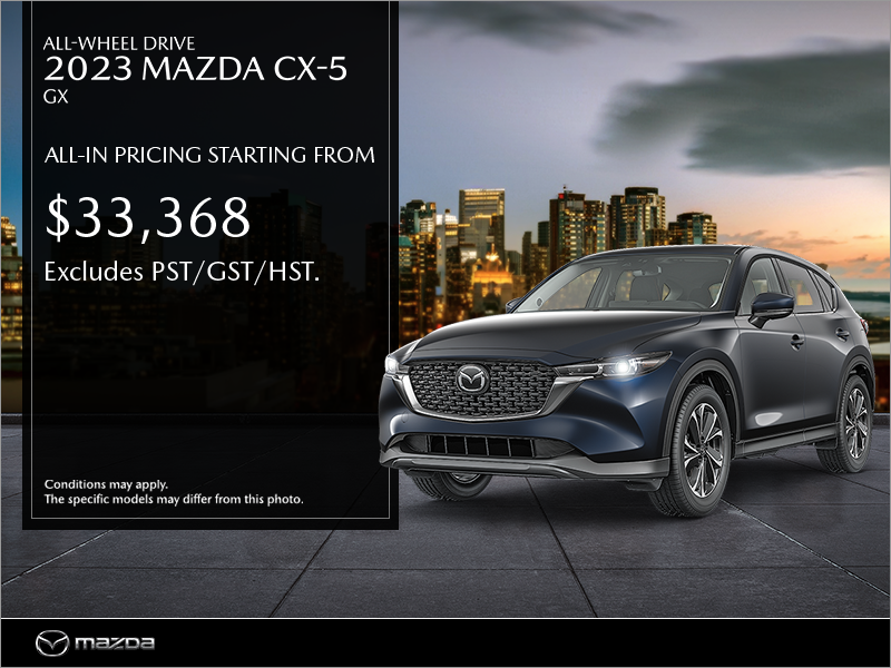 Get the 2023 Mazda CX-5 Today!