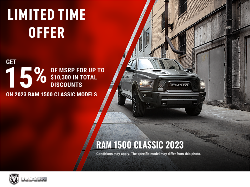 Connell Chrysler in Woodstock RAM monthly Event