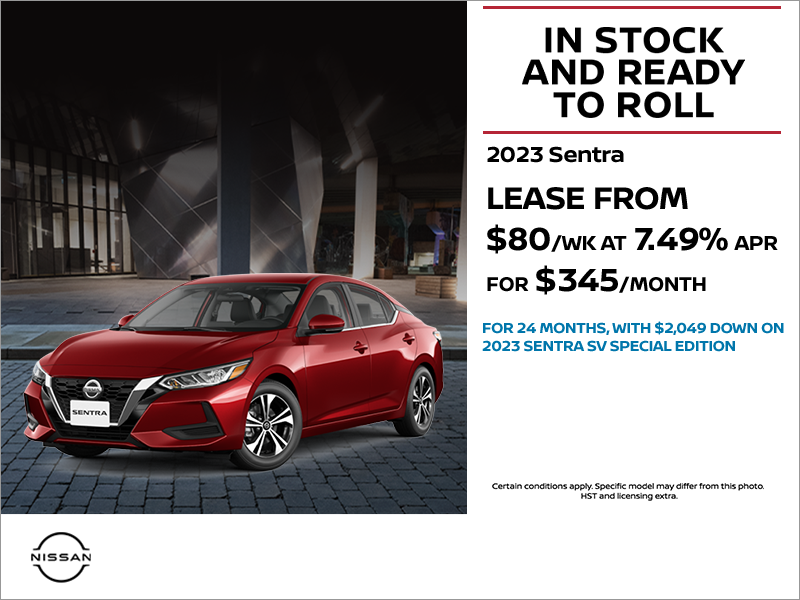 Get the 2023 Nissan Sentra Today!