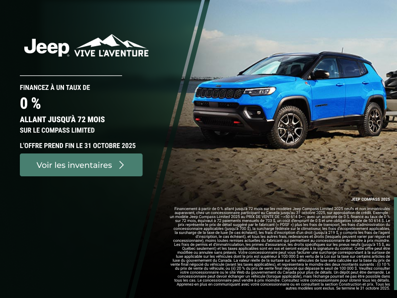 L'événement mensuel de Jeep