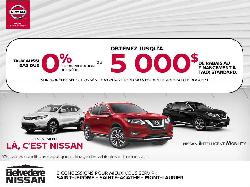 L'événement là, c'est Nissan