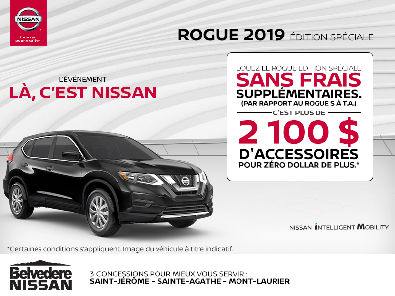 Louez le Nissan Rogue 2019!