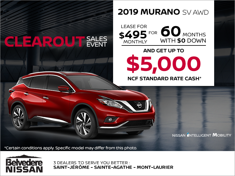 Get the 2019 Murano today!
