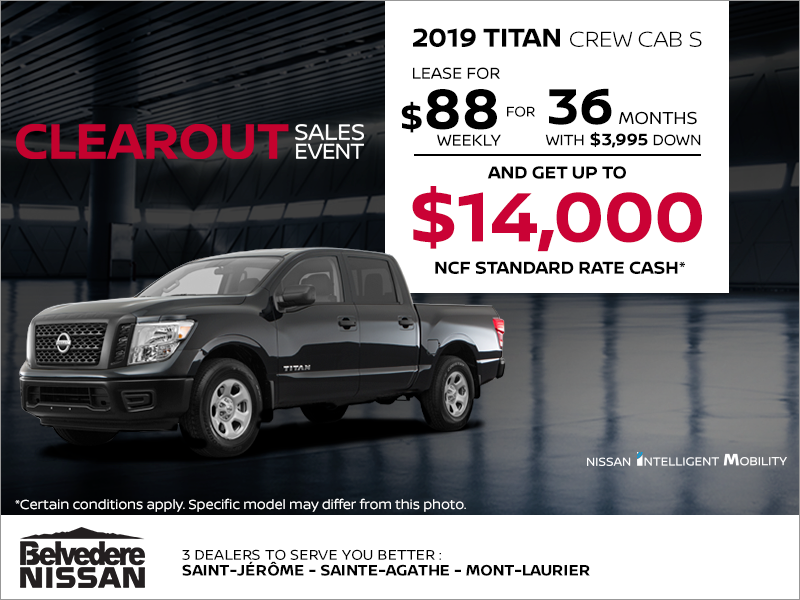 Get the 2019 Nissan Titan Today!
