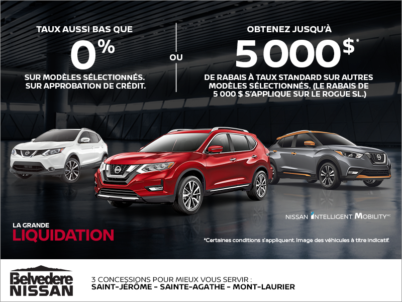 La grande liquidation Nissan!