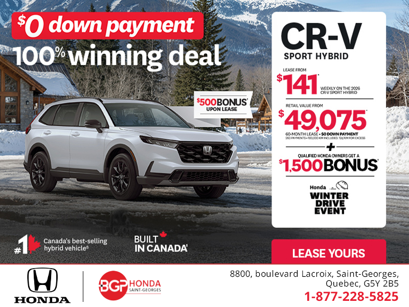 Get the 2026 Honda CR-V Hybrid!