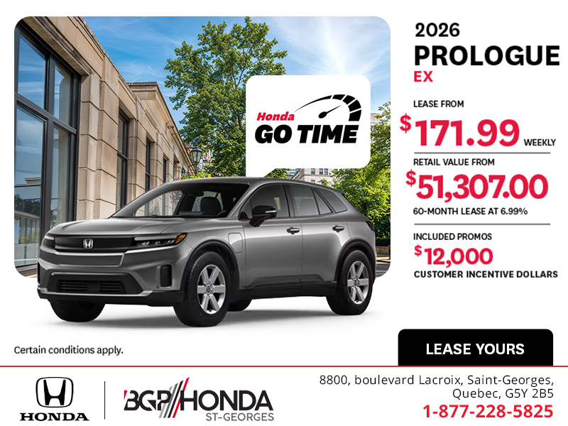 Get the 2026 Honda Prologue!