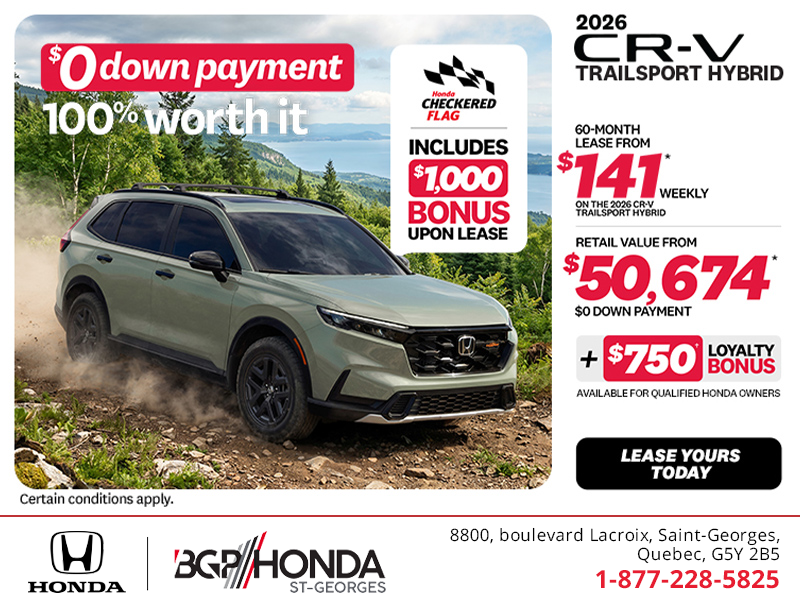 Get the 2026 Honda CR-V Hybrid!