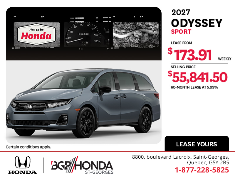 2027 Honda Odyssey