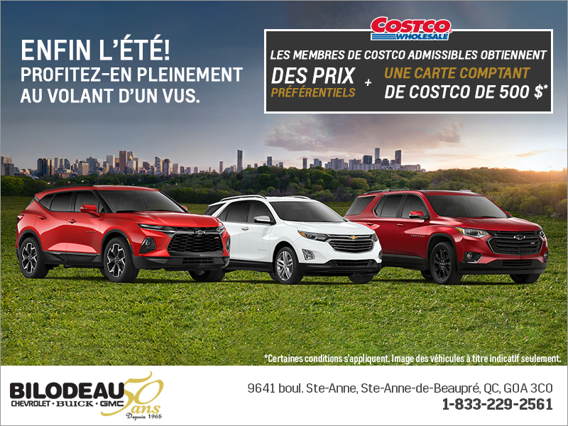 L'événement mensuel Chevrolet!