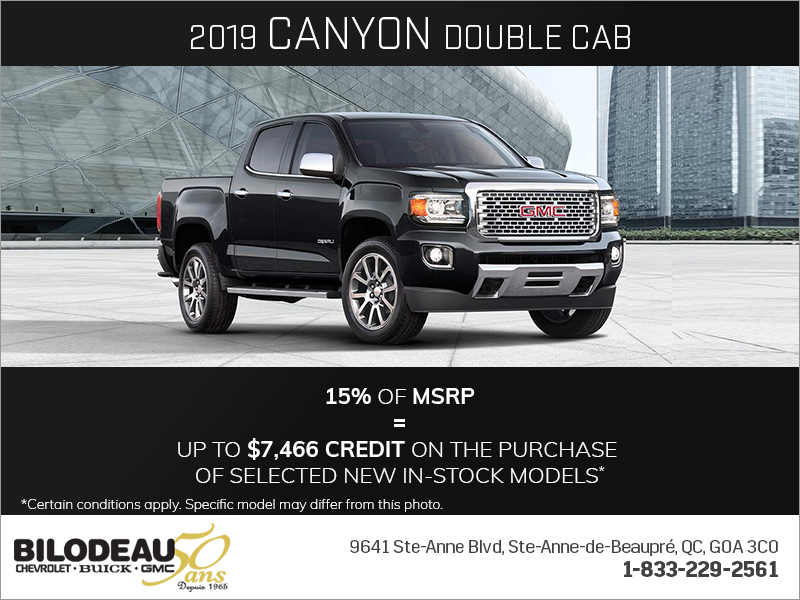 The 2019 GMC Canyon