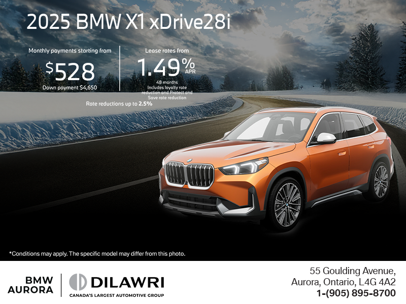 Get the 2025 BMW X1