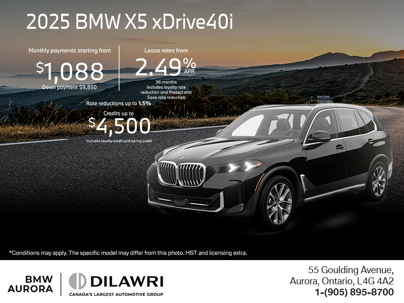 Get the 2025 BMW X5