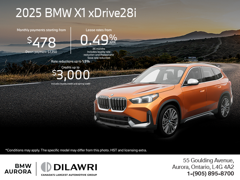 Get the 2025 BMW X1