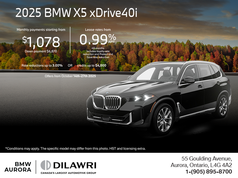 Get the 2025 BMW X5