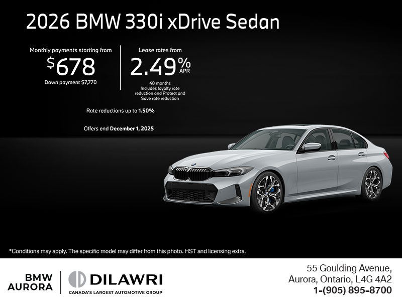 Get the 2026 BMW 3 Series Sedan