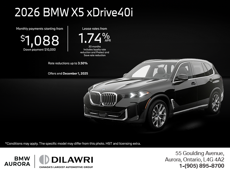 Get the 2026 BMW X5
