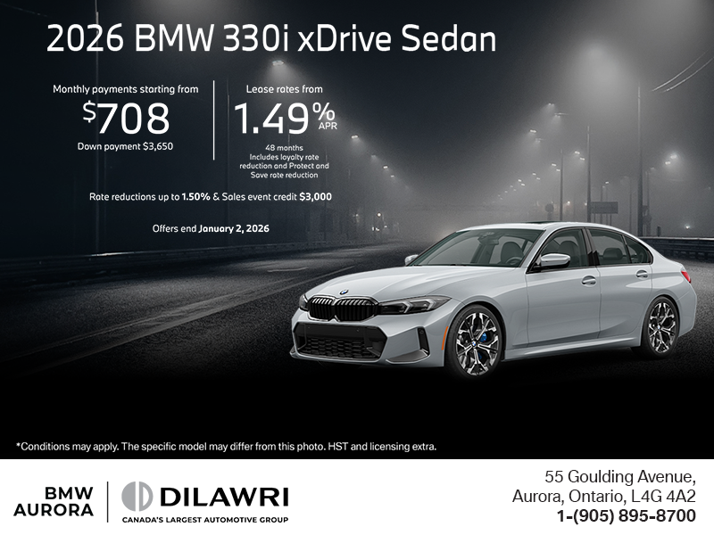 Get the 2026 BMW 3 Series Sedan