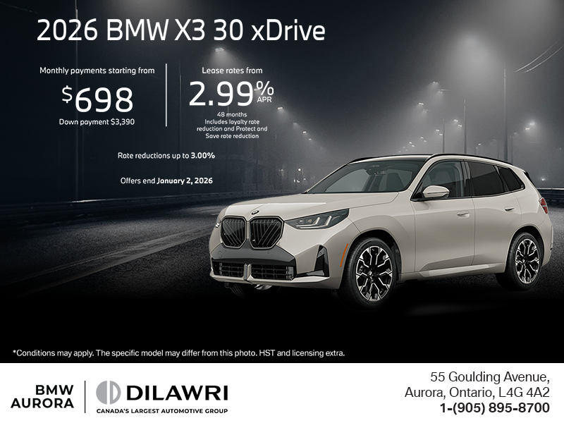 Get the 2026 BMW X3