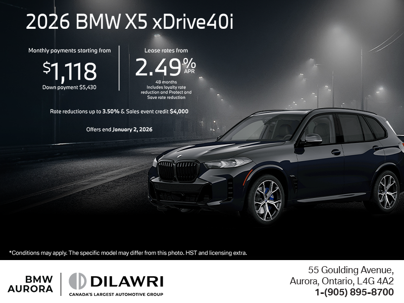 Get the 2026 BMW X5