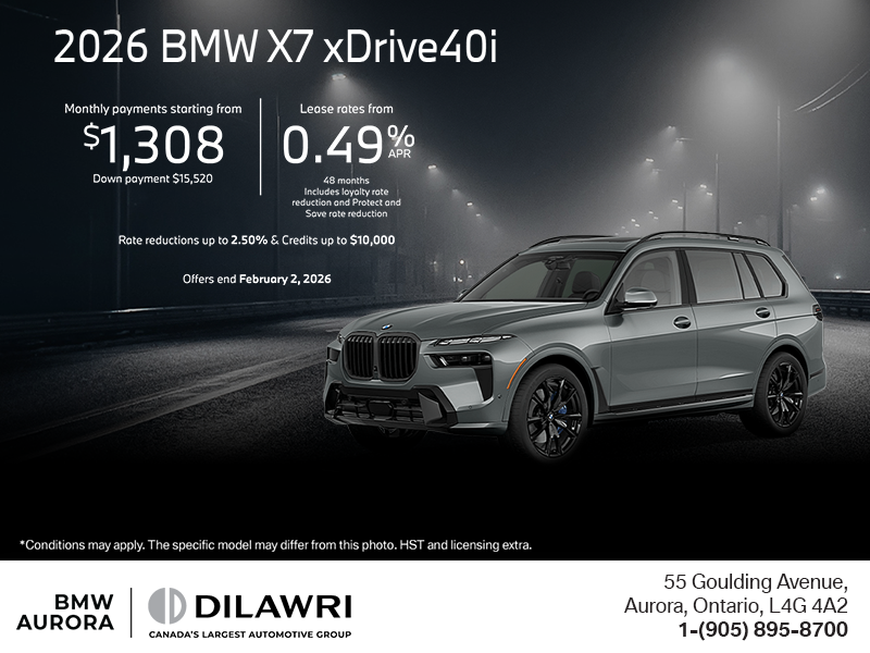 Get the 2026 BMW X7