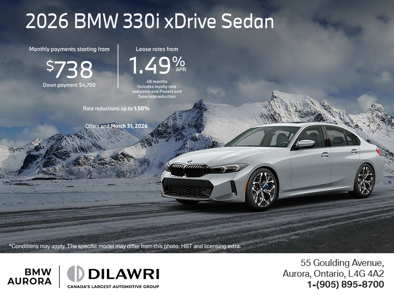 Get the 2026 BMW 3 Series Sedan
