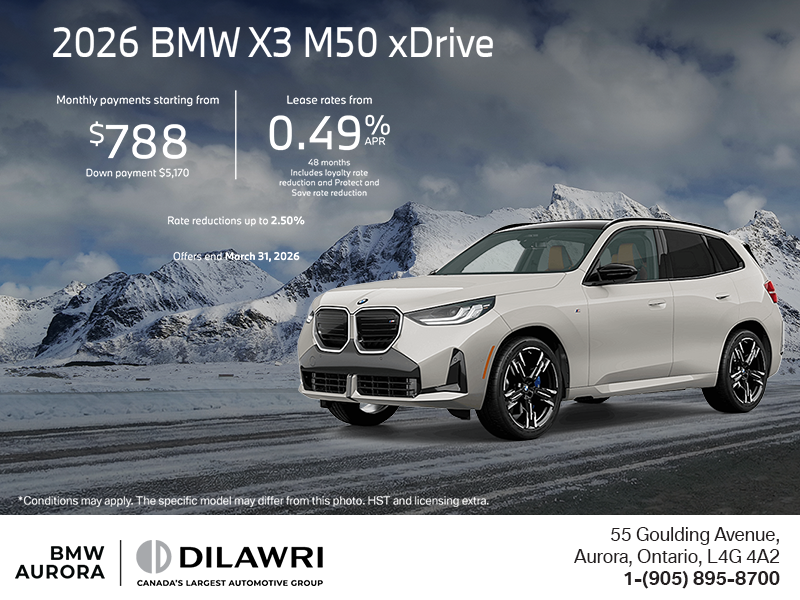 Get the 2026 BMW X3