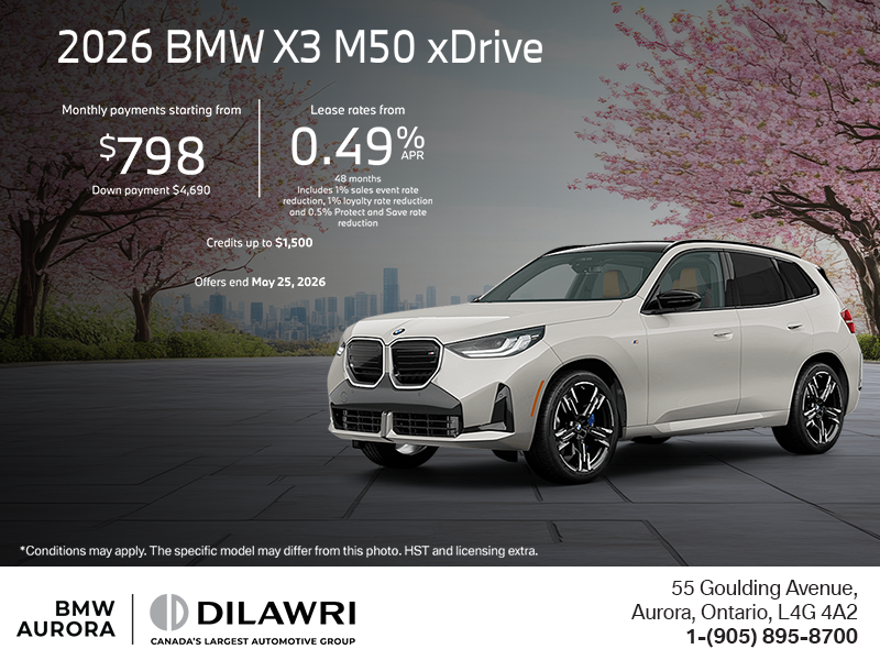 Get the 2026 BMW X3